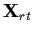 ${\bf X}_{rt}$